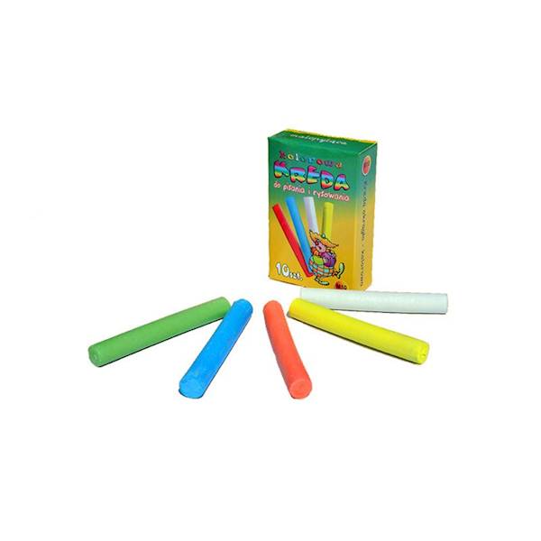 KREDA KOL. x 10 niepyląca okr. M10 0097